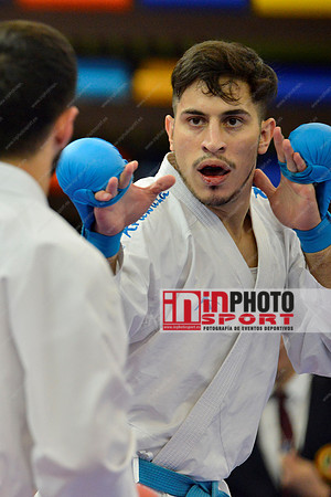 Amargos Miguel (Federacion Argentina de Karate, ARG) in WKF Series A - Guadalajara (SPA).11/02/2018