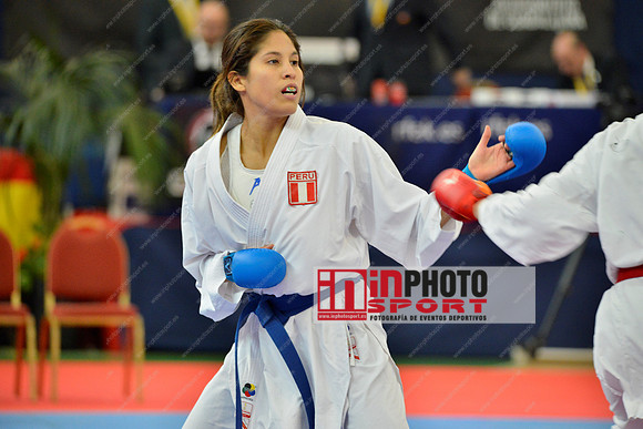 Grande Alexandra (KARATE PERU, PER) in WKF Series A - Guadalajara (SPA).11/02/2018