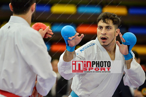 Amargos Miguel (Federacion Argentina de Karate, ARG) in WKF Series A - Guadalajara (SPA).11/02/2018