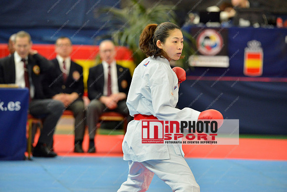 TADANO AYAKA (JAPAN, JPN) in WKF Series A - Guadalajara (SPA).11/02/2018