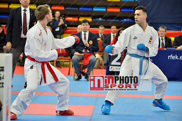 Gerrese Nick (Unity99 Rotterdam, NED), IBANEZ SAENZ-TORRE RODRIGO (SPAIN, ESP) in WKF Series A - Guadalajara (SPA).11/02/2018