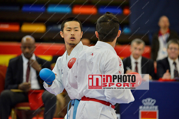 RODRIGUEZ JESUS LEONARDO (MEXICO, MEX), NAKANO SOICHIRO (JAPAN, JPN) in WKF Series A - Guadalajara (SPA).11/02/2018