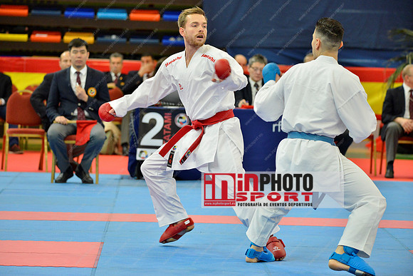 Gerrese Nick (Unity99 Rotterdam, NED), IBANEZ SAENZ-TORRE RODRIGO (SPAIN, ESP) in WKF Series A - Guadalajara (SPA).11/02/2018