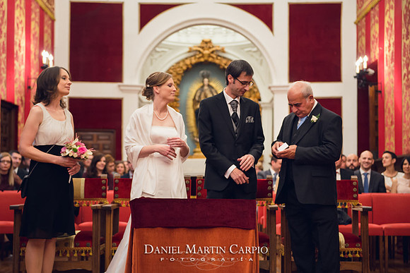 Boda en el Ayuntamiento de Toledo y Olrey