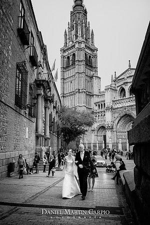 Boda en el Ayuntamiento de Toledo y Olrey