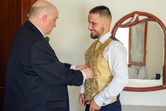 Reportaje de Boda en Los Jardines de Palacio.