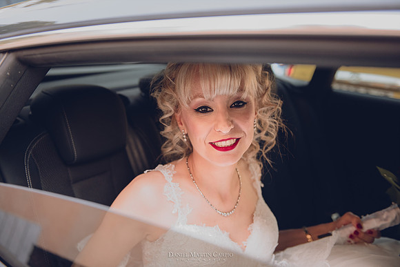 Reportaje fotográfico de boda sw  Azahara y Adrian  en Iglesia de San Lucas de Toledo celebrado Cigarral el Bosque de Toledo  el 29/06/2019.