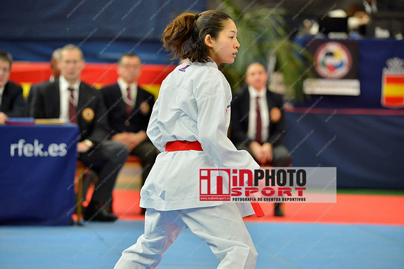 TADANO AYAKA (JAPAN, JPN) in WKF Series A - Guadalajara (SPA).11/02/2018
