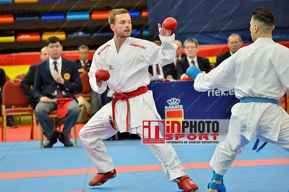 Gerrese Nick (Unity99 Rotterdam, NED), IBANEZ SAENZ-TORRE RODRIGO (SPAIN, ESP) in WKF Series A - Guadalajara (SPA).11/02/2018