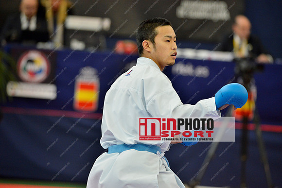 NAKANO SOICHIRO (JAPAN, JPN) in WKF Series A - Guadalajara (SPA).11/02/2018