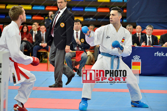 Gerrese Nick (Unity99 Rotterdam, NED), IBANEZ SAENZ-TORRE RODRIGO (SPAIN, ESP) in WKF Series A - Guadalajara (SPA).11/02/2018