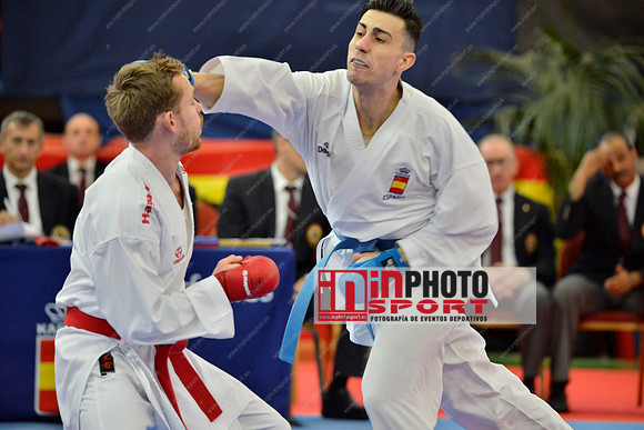 Gerrese Nick (Unity99 Rotterdam, NED), IBANEZ SAENZ-TORRE RODRIGO (SPAIN, ESP) in WKF Series A - Guadalajara (SPA).11/02/2018