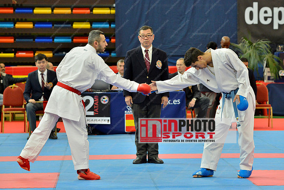 GÜLER EYÜP (SAHIN GÜLER SPOR KULÜBÜ, TUR), AMEKNASSI ABDESSALAM (MOROCCO, MAR in WKF Series A - Guadalajara (SPA).11/02/2018