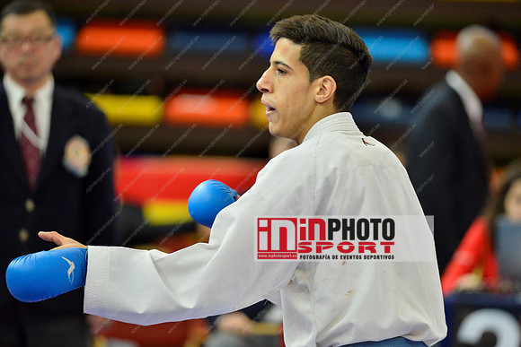 AMEKNASSI ABDESSALAM (MOROCCO, MAR) in WKF Series A - Guadalajara (SPA).11/02/2018