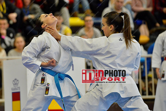 SPAIN KATA FEMALE TEAM, MARTA GARCIA LOZANO, LIDIA RODRIGUEZ ENCABO, RAQUEL ROY RUBIO in WKF Series A - Guadalajara (SPA).11/02/2018