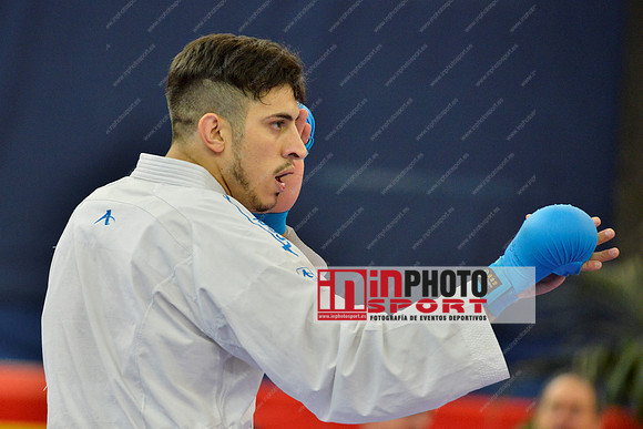 Amargos Miguel (Federacion Argentina de Karate, ARG) in WKF Series A - Guadalajara (SPA).11/02/2018