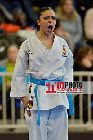 SPAIN KATA FEMALE TEAM, MARTA GARCIA LOZANO, LIDIA RODRIGUEZ ENCABO, RAQUEL ROY RUBIO in WKF Series A - Guadalajara (SPA).11/02/2018