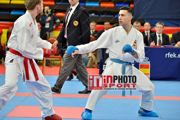 Gerrese Nick (Unity99 Rotterdam, NED), IBANEZ SAENZ-TORRE RODRIGO (SPAIN, ESP) in WKF Series A - Guadalajara (SPA).11/02/2018
