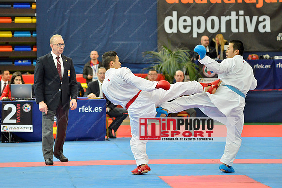 NAKANO SOICHIRO (JAPAN, JPN) in WKF Series A - Guadalajara (SPA).11/02/2018