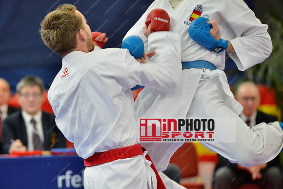 Gerrese Nick (Unity99 Rotterdam, NED), IBANEZ SAENZ-TORRE RODRIGO (SPAIN, ESP) in WKF Series A - Guadalajara (SPA).11/02/2018