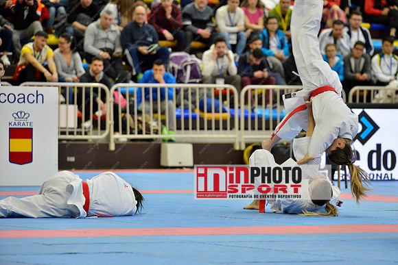 TURKEY FEMALE TEAM KATA (ELTEMUR, KUSMUS, SOFUOGLU) (TURKEY, TUR) in WKF Series A - Guadalajara (SPA).11/02/2018