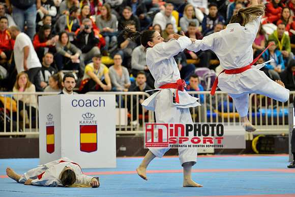 TURKEY FEMALE TEAM KATA (ELTEMUR, KUSMUS, SOFUOGLU) (TURKEY, TUR) in WKF Series A - Guadalajara (SPA).11/02/2018