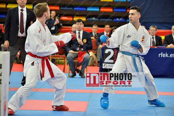 Gerrese Nick (Unity99 Rotterdam, NED), IBANEZ SAENZ-TORRE RODRIGO (SPAIN, ESP) in WKF Series A - Guadalajara (SPA).11/02/2018