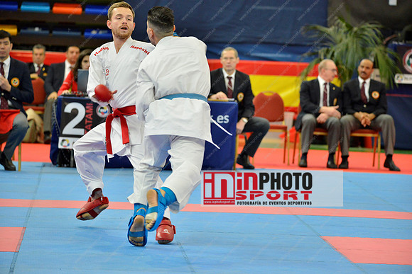 Gerrese Nick (Unity99 Rotterdam, NED), IBANEZ SAENZ-TORRE RODRIGO (SPAIN, ESP) in WKF Series A - Guadalajara (SPA).11/02/2018