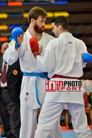 Martinez Velilla Marcos (SHURIYAMA, ESP), ERKAN ENES (TURKEY, TUR) in WKF Series A - Guadalajara (SPA).11/02/2018