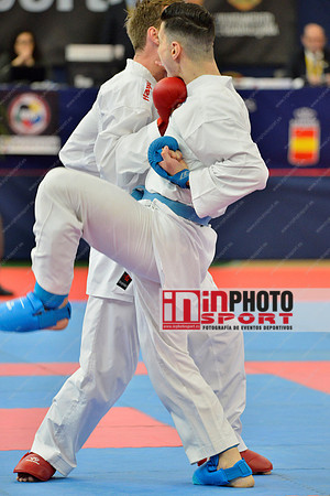 Gerrese Nick (Unity99 Rotterdam, NED), IBANEZ SAENZ-TORRE RODRIGO (SPAIN, ESP) in WKF Series A - Guadalajara (SPA).11/02/2018
