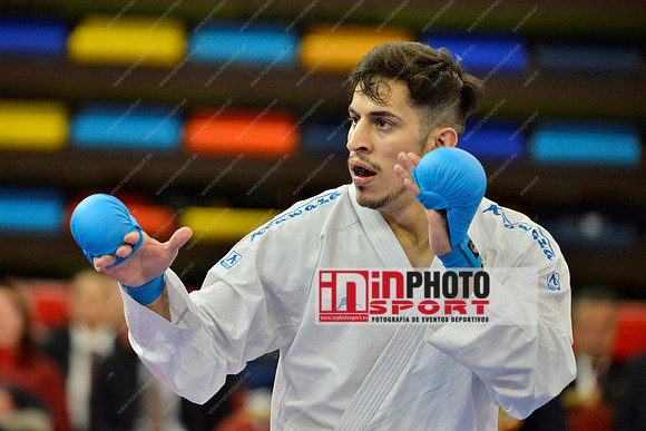 Amargos Miguel (Federacion Argentina de Karate, ARG) in WKF Series A - Guadalajara (SPA).11/02/2018