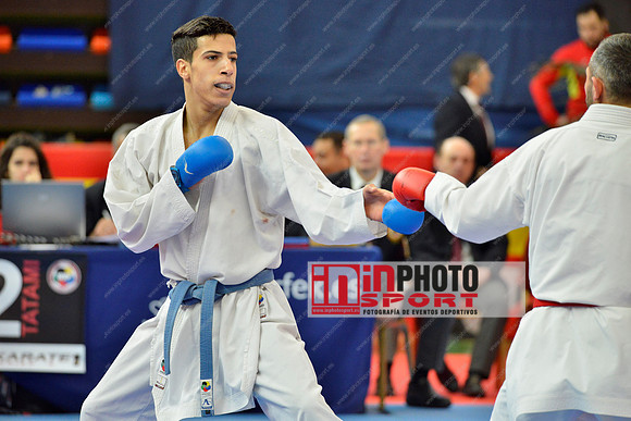 AMEKNASSI ABDESSALAM (MOROCCO, MAR) in WKF Series A - Guadalajara (SPA).11/02/2018