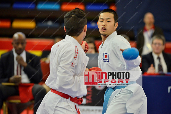 RODRIGUEZ JESUS LEONARDO (MEXICO, MEX), NAKANO SOICHIRO (JAPAN, JPN) in WKF Series A - Guadalajara (SPA).11/02/2018