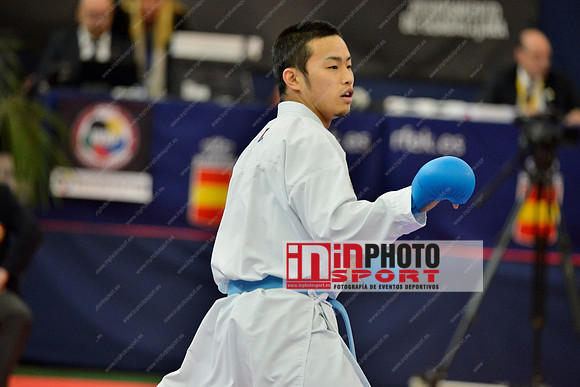NAKANO SOICHIRO (JAPAN, JPN) in WKF Series A - Guadalajara (SPA).11/02/2018
