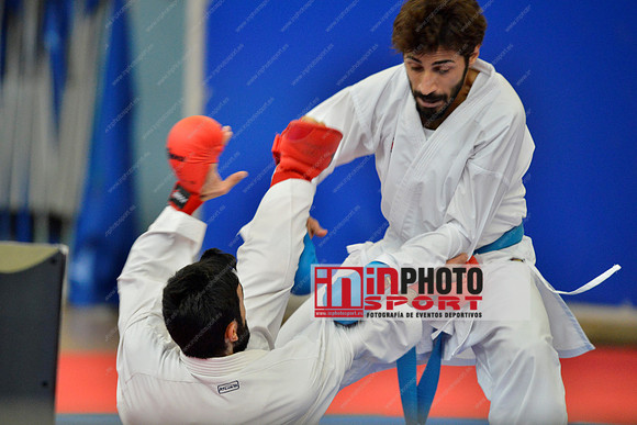KAYA AYKUT (TURKEY, TUR), AL MALKI EMAD (SAUDI ARABIA, KSA) in WKF Series A - Guadalajara (SPA).11/02/2018