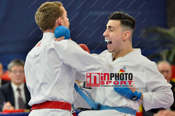Gerrese Nick (Unity99 Rotterdam, NED), IBANEZ SAENZ-TORRE RODRIGO (SPAIN, ESP) in WKF Series A - Guadalajara (SPA).11/02/2018