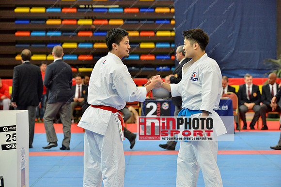 Hayashida Chikashi, Koji Arimoto in WKF Series A - Guadalajara (SPA).11/02/2018