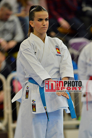 SPAIN KATA FEMALE TEAM, MARTA GARCIA LOZANO, LIDIA RODRIGUEZ ENCABO, RAQUEL ROY RUBIO in WKF Series A - Guadalajara (SPA).11/02/2018