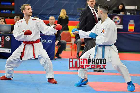 Gerrese Nick (Unity99 Rotterdam, NED), IBANEZ SAENZ-TORRE RODRIGO (SPAIN, ESP) in WKF Series A - Guadalajara (SPA).11/02/2018