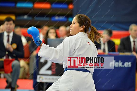 Grande Alexandra (KARATE PERU, PER) in WKF Series A - Guadalajara (SPA).11/02/2018