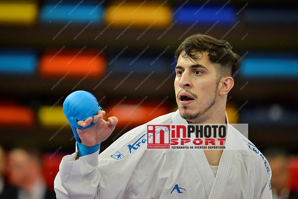 Amargos Miguel (Federacion Argentina de Karate, ARG) in WKF Series A - Guadalajara (SPA).11/02/2018