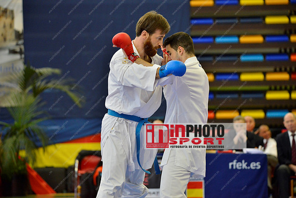 Martinez Velilla Marcos (SHURIYAMA, ESP), ERKAN ENES (TURKEY, TUR) in WKF Series A - Guadalajara (SPA).11/02/2018