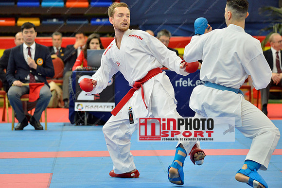 Gerrese Nick (Unity99 Rotterdam, NED), IBANEZ SAENZ-TORRE RODRIGO (SPAIN, ESP) in WKF Series A - Guadalajara (SPA).11/02/2018